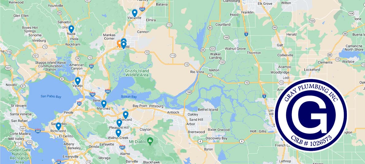Service Areas - Gray Plumbing Inc